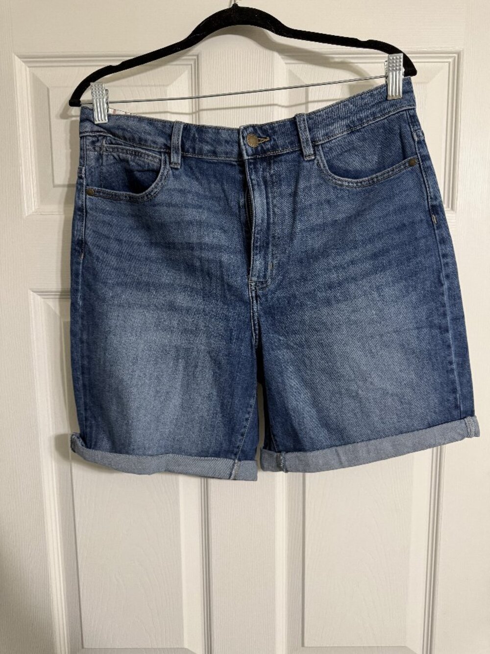 Wrangler Women's High Rise Denim Shorts - Size 12